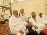 بالصور: حجاج يافا أثناء تواجدهم في منى لقضاء يوم التروية 