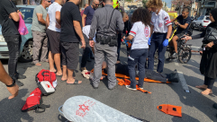 يافا: اصابة متوسطة لراكب دراجة هوائية بحادث ذاتي