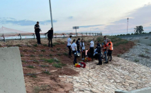 اصابة خطرة لسائق دراجة نارية بحادث ذاتي قرب الرملة 