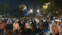 أكثر من 90 ألف مصلٍ أحيوا ليلة القدر في المسجد الأقصى 