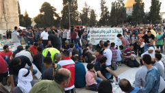  الرملة: مدرسة الهدى الاهلية تقيم افطاراً جماعياً ضمن مشروع “موائد البر والرضوان” في الاقصى