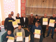  جمعية الزيتونة بالرملة تحتفل بتخريج 11 طالباً مجازاً في قراءة القرآن الكريم