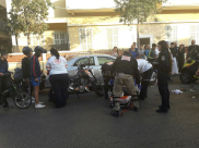  بالصور: اصابة شخصين بحادث دهس في مدينة يافا