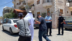  فيديو: الاعتداء على وقفة تضامنية مع الشيخ عكرمة صبري بالقدس 