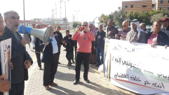 وقفة تضامنية مع الشيخ صياح الطوري أمام سجن “الرملة”