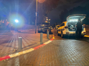  بعد منتصف الليلة - القاء قنبلة صوتية في أحد شوارع يافا