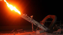 مسلحون يفجرون خط الغاز الرابط بين مصر وإسرائيل شمال سيناء