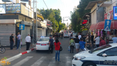  بالصور: اصابة طفيفة لشخص باطلاق نار في مدينة الرملة 