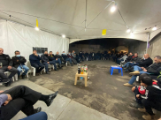  اللد: اجتماع موسّع في خيمة الاعتصام بحي شنير لبحث وقف هدم 40 بيتاً عربياً 