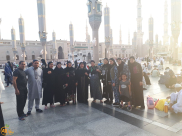 صور لمعتمري مدينة يافا بعد وصولهم إلى المدينة المنوّرة بسلام 