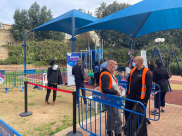  محطة التطعيم ضد فيروس كورونا تواصل عملها في يافا 