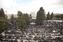 80 الفاً أدّوا صلاة الجمعة الأولى من رمضان في الأقصى