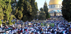إسرائيل تمنع المصلين من غزة التوجه للصلاة في الأقصى بسبب جنازة بيرس