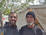  انفراج في قضية العائلة اليافاوية واستعدادات لمغادرة الخيمة في حديقة الغزازوة 