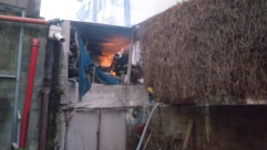 بالفيديو: حريق منزل في مدينة يافا ولا أنباء عن اصابات 