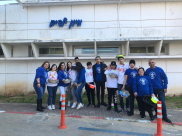  بالصور: أعضاء سرية الكشاف الأرثوذكسي بيافا في زيارة للأطفال المرضى بمستشفى فولفسون