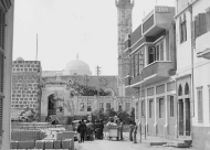  صورة نادرة لمسجد حسن بك وحي المنشية بيافا تعود لعام 1945