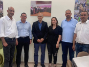 وزير الأمن الداخلي الجديد ونائبه في زيارة لمدينة اللّد