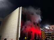 حريق داخل مدرسة في تل السبع