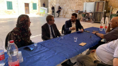 سفير بريطانيا في البلاد يزور مدينة اللد ويلتقي القيادات العربية 