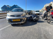 يافا: اصابة طفيفة لراكب دراجة نارية بحادث طرق 