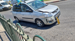 يافا: اصابة طفيفة لسيدة بحادث طرق قرب مفرق فولفسون