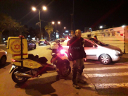  صور: اصابة بين متوسطة وخطرة لشاب بحادث دهس في مدينة يافا