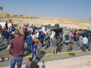 مصرع ماهر وأمين الجواريش من بيت جالا إثر انقلاب حافلة قرب القدس