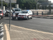  فيديو: الشرطة تغلق مفرق فولفسون بيافا بعد الاشتباه بوجود متفجرات داخل مركبة 