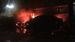 فجر اليوم: احتراق مركبتين في مدينة يافا وطواقم الاطفائية تهرع للمكان