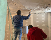 قائمة الوحدة من أجل الرملة تتم مشروع ترميم بيت لعائلة مستورة بالرملة