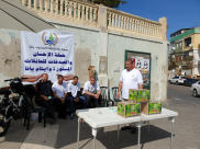  بالفيديو: حتى صلاة العشاء - انطلاق المرحلة الثالثة لحملة "الاحسان والصدقات" بيافا 
