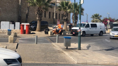  بالفيديو: اغلاق مقطع في دوار الساعة بعد العثور على جسم مشبوه 