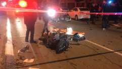 فيديو: إصابتان متوسطة لراكبي دراجات نارية بحادث طرق في يافا 