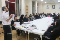  بالصور: برعاية نجمة داوود - انطلاق اولى لقاءات دورة الاسعاف الأولي الثانية بيافا 