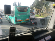 يافا: اصابة متوسطة لسائق دراجة نارية بحادث طرق شرق المدينة