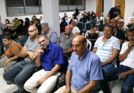  بالصور: لجنة الحج والعمرة بيافا تُنظم احتفالاً لتوديع حجاج بيت الله الحرام