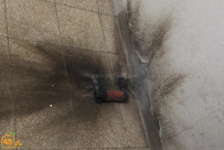 بعد منتصف الليلة - القاء قنبلة صوت تجاه أحد المنازل باللد 