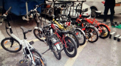 اعتقال 3 مشتبهين بسرقة دراجات كهربائية من يافا والمنطقة ومصادرة العشرات