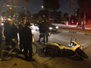 بالصور: إصابة متوسطة لسائق دراجة نارية بحادث طرق في يافا 