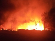 اندلاع حريق هائل في محمية طبيعية في منطقة البحر الميت 