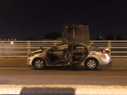  الخضيرة: اصابة خطرة لشخص بانفجار مركبة