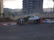 إصابة شاب بجراح خطيرة اثر انفجار سيارة قرب حيفا