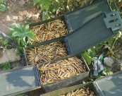 ضبط صناديق داخلها 4 آلاف رصاصة في جديدة المكر 