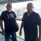 يافا: الحاجان علي ميناوي وعيسى أبو دية يغادران البلاد لإغاثة اللاجئين السوريين