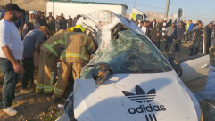  مصرع 8 عمّال فلسطينيين في حادث طرق بالأغوار