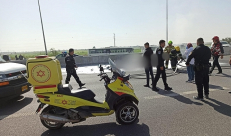 مصرع رجل وامرأة إثر تحطم مروحية خفيفة في النقب