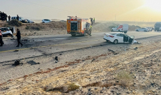  مصرع شاب وإصابة 4 آخرين في حادث طرق في النقب