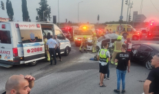 مصرع امرأة بحادث طرق قرب يانوح وطفل دهسا في كفر قاسم