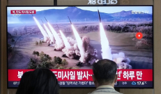 كوريا الشمالية تطلق وابلا من الصواريخ البالستية قصيرة مدى